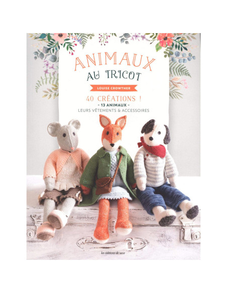 Livro de animais em tricô - 40 criações - 13 animais