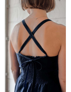 Fita elástica franzida para smocks - Preto 2