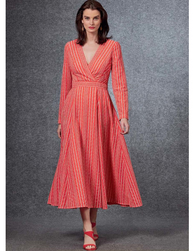 Molde de vestido - Vogue 1672