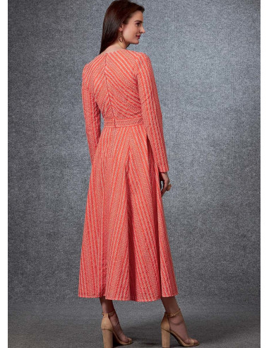Molde de vestido - Vogue 1672