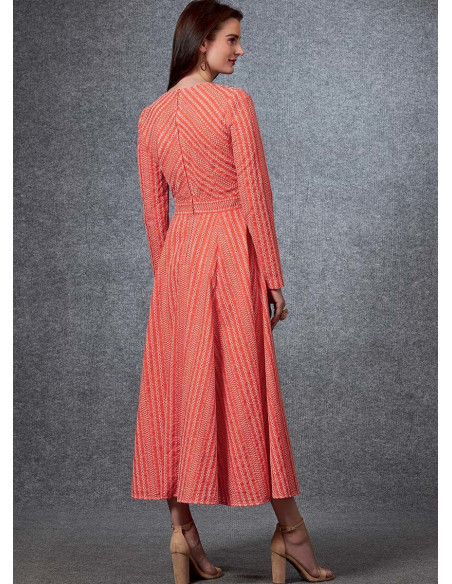 Molde de vestido - Vogue 1672