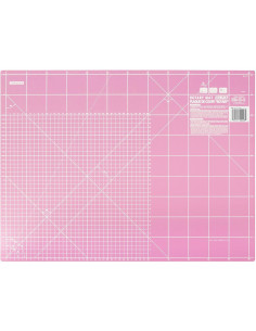 Tábua de corte patchwork Olfa 45 x 60 cm - Rosa