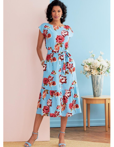 Molde de vestido - Butterick 6722