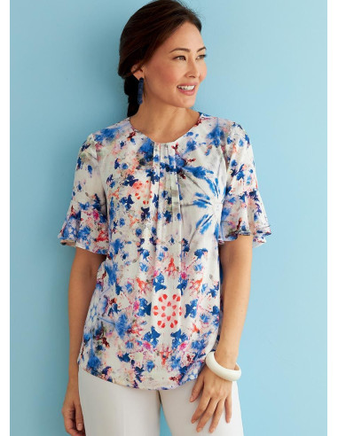 Molde de blusa - Butterick 6730