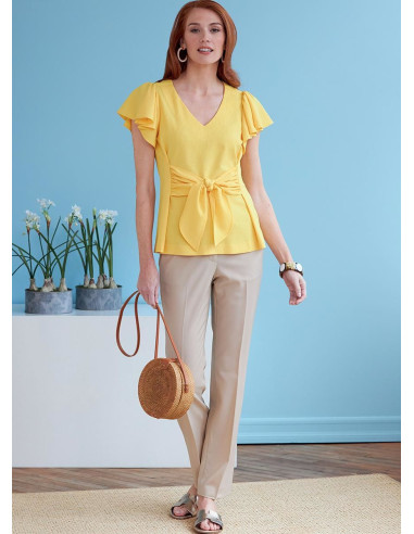 Molde de blusa - Butterick 6731