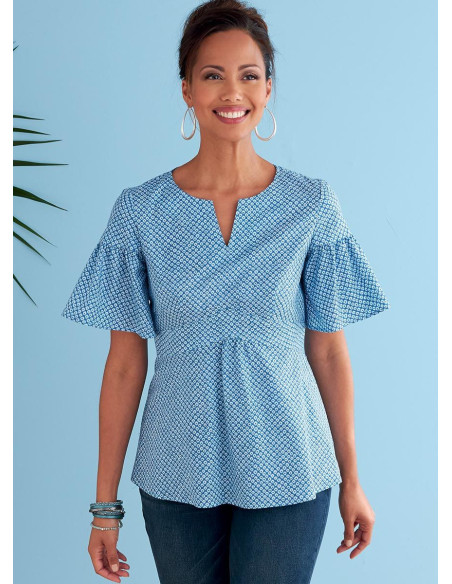 Molde de blusa - Butterick 6732