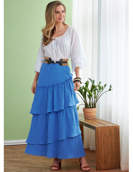 Molde de saia - Butterick 6736