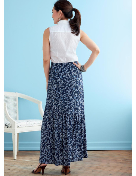 Molde de saia - Butterick 6736