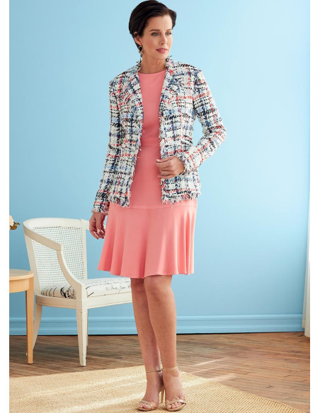 Molde de casaco, vestido, blusa e saia - Butterick 6738