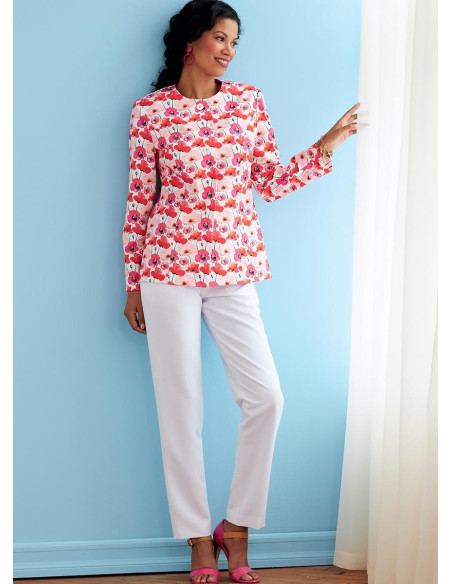 Molde de casaco, sobretudo, blusa e calças - Butterick 6740