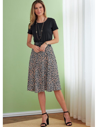 Molde de saia - Butterick 6743