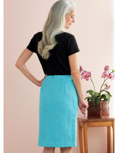 Molde de saia e cinto - Butterick 6746 2