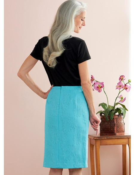Molde de saia e cinto - Butterick 6746