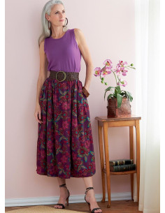 Molde de saia - Butterick 6749