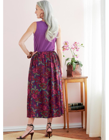 Molde de saia - Butterick 6749