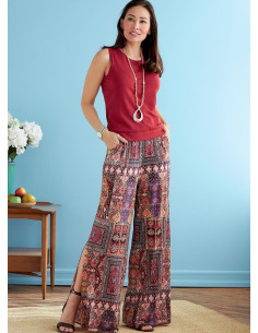 Molde de calções e calças - Butterick 6750