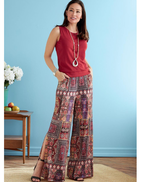 Molde de calções e calças - Butterick 6750