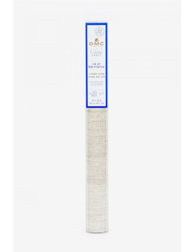 Tecido aïda de linho 5.5 para bordar DMC