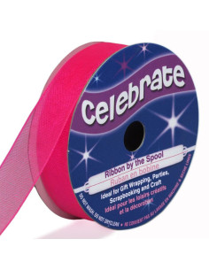 Fita de organza Celebrate fúcsia - 12 mm x 6 m