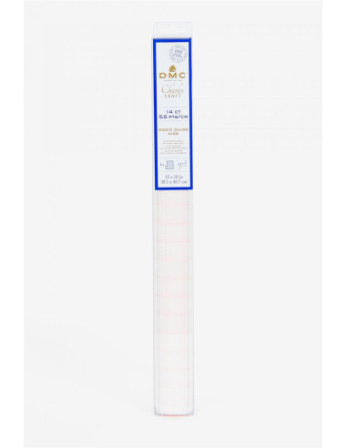 Tecido aïda 5.5 magic guide para bordar DMC - Branco
