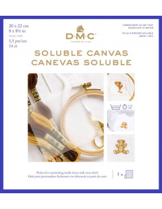 Tela de lona solúvel DMC