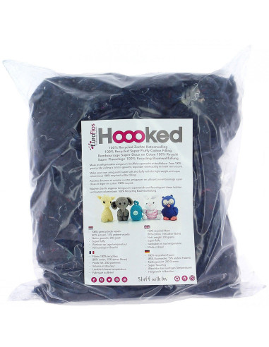 Fibra de enchimento Hoooked 250 g - Cinza tempestade