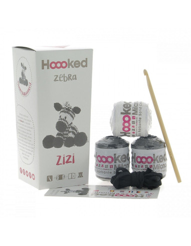 Kit de crochê - Zizi a zebra
