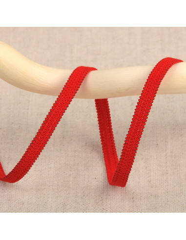 Elástico flexível 5 mm - Vermelho