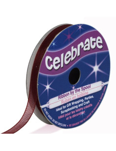Fita de organza Celebrate ameixa - 6 mm x 8 m
