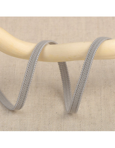 Elástico flexível 5 mm - Cinza claro