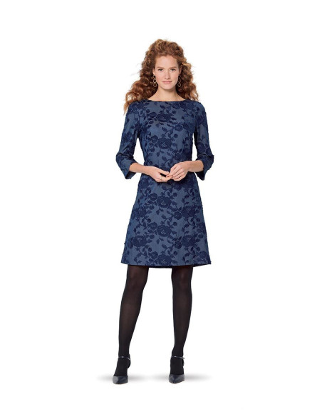 Molde de vestido - Burda 6149