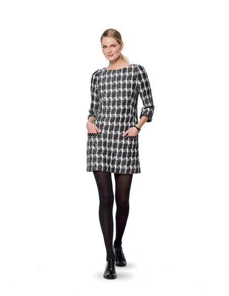 Molde de vestido - Burda 6149