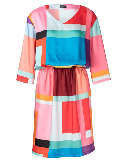 Molde de blusa e vestido - Burda 6155