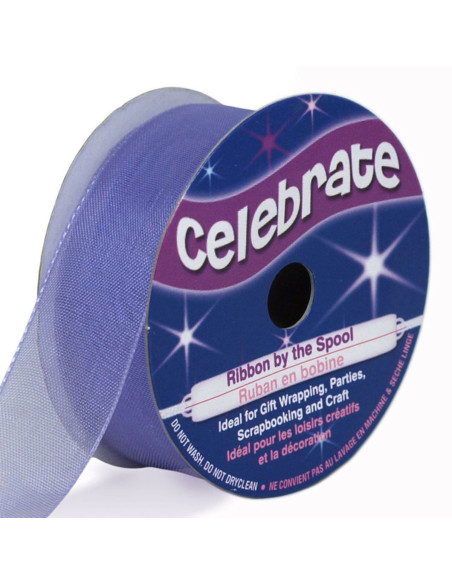 Fita de organza Celebrate lilás - 20 mm x 5 m