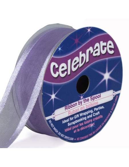 Fita de organza Celebrate lilás - 20 mm x 4 m