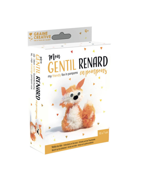 Kit pompom - Meu gentil raposa