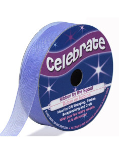 Fita de organza Celebrate lilás - 12 mm x 6 m