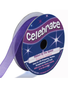 Fita de organza Celebrate violeta - 9 mm x 8 m