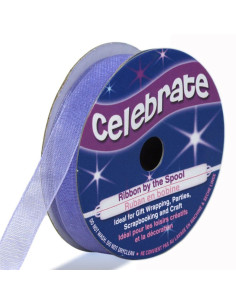 Fita de organza Celebrate lilás - 9 mm x 8 m