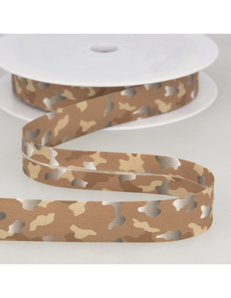 Viés militar - Marrom chocolate