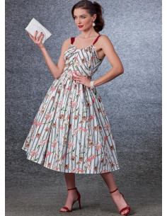 Molde de vestido - Vogue 1696