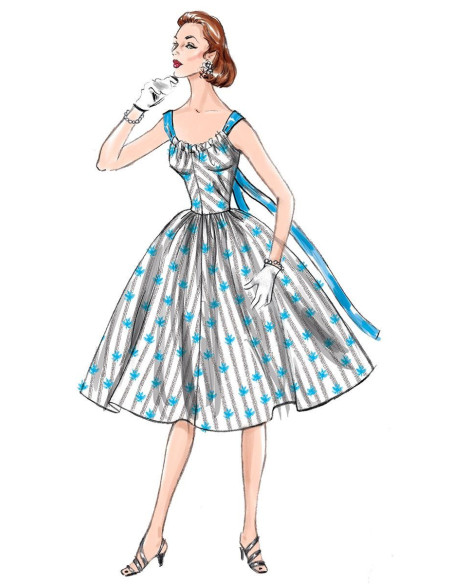 Molde de vestido - Vogue 1696