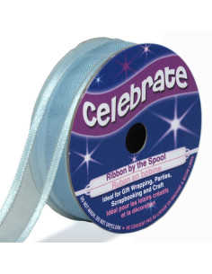 Fita de organza Celebrate azul céu - 15 mm x 5 m