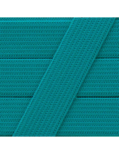 Elástico flexível 15 mm - Azul petróleo