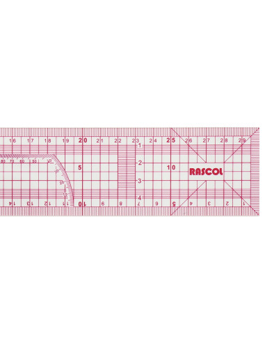 Régua japonesa flexível 30 cm Rascol