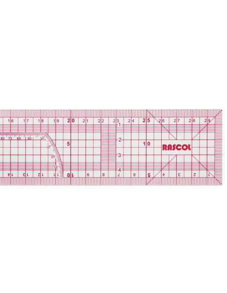 Régua japonesa flexível 30 cm Rascol