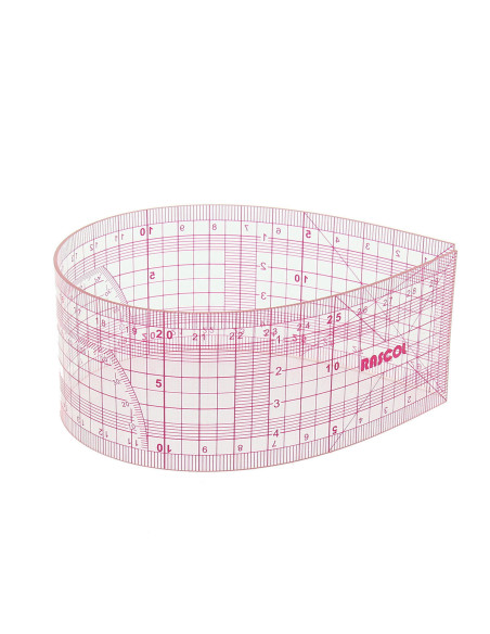 Régua japonesa flexível 30 cm Rascol
