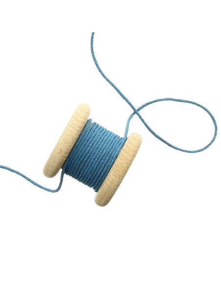Cordão elástico 2,5 mm - Azul