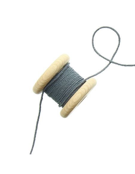 Cordão elástico 2.5 mm - Cinza