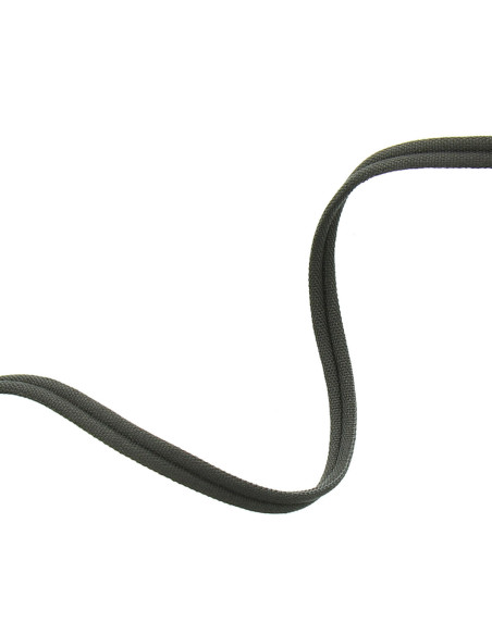 Cordão duplo de viés coberto mate - Cinza antracite